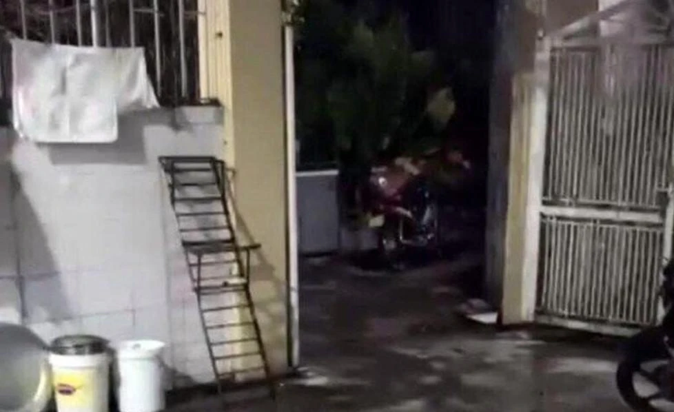 Hiện trường vụ án mạng xảy ra. Ảnh CTV