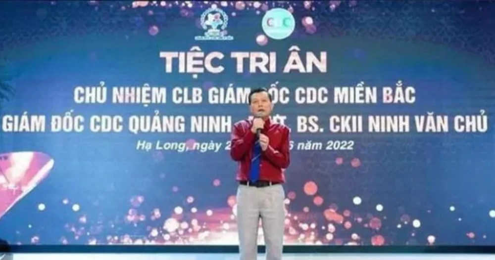 Tiệc tri ân đối với ông Ninh Văn Chủ. Ảnh CTV