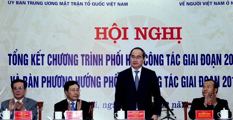 Ông Nguyễn Thiện Nhân, Chủ tịch UB Trung ương MTTQ Việt Nam