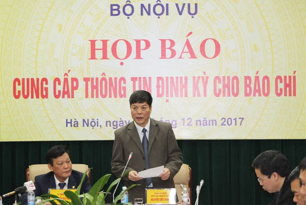 Bộ Nội vụ ghi hình họp báo để đảm bảo khách quan ảnh 1