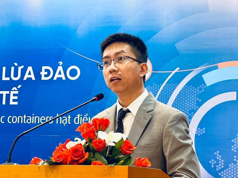Ông Nguyễn Minh Đức, Ban Pháp chế VCCI: "Doanh nghiệp Việt Nam chưa chú trọng đủ phòng ngừa tranh chấp, lừa đảo trong thương mại quốc tế. Ảnh: CHÂN LUẬN