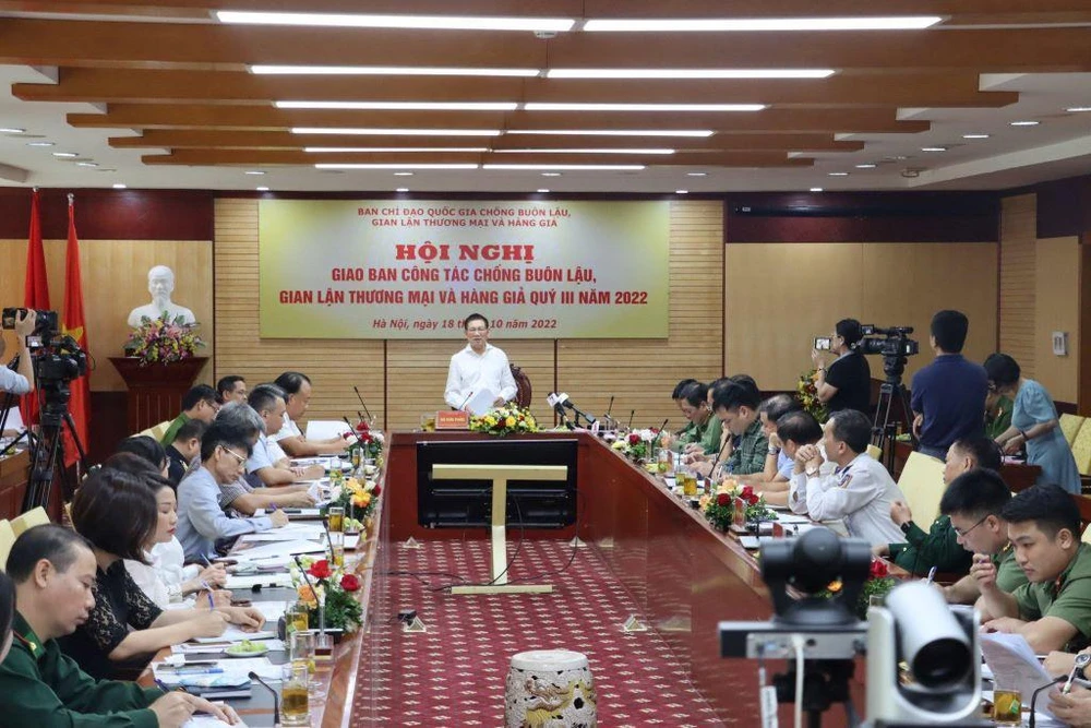 Bộ trưởng Hồ Đức Phớc cho hay sẽ tham mưu Thủ tướng ra công điện tăng cường xử lý chống buôn lậu, gian lận thương mại và hàng giả. Ảnh: TT