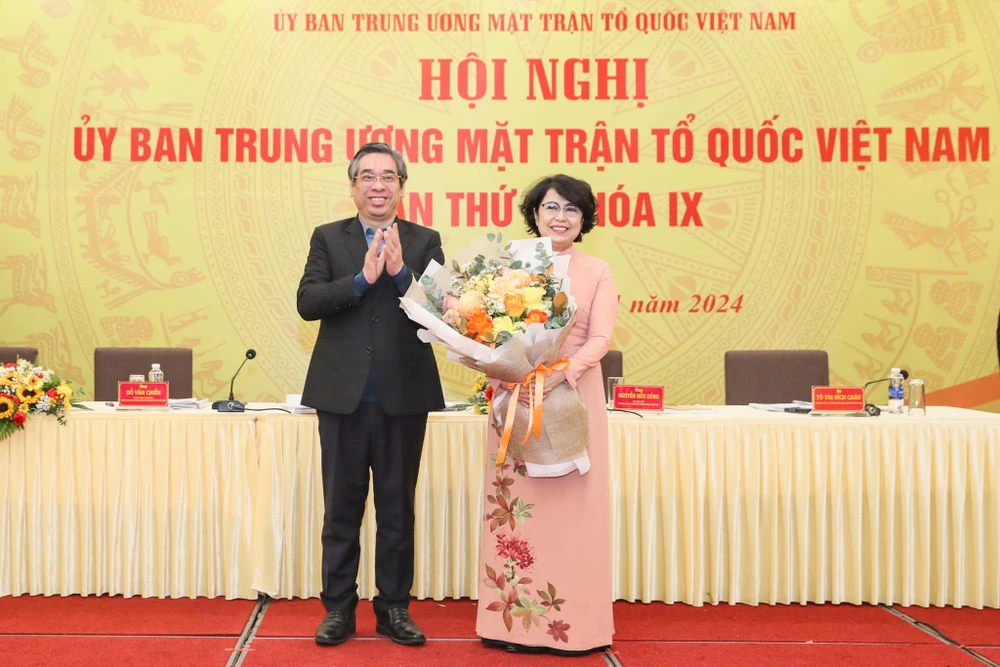 Bí thư quận 1 Tô Thị Bích Châu chính thức làm Phó Chủ tịch Ủy ban Trung ương MTTQ Việt Nam