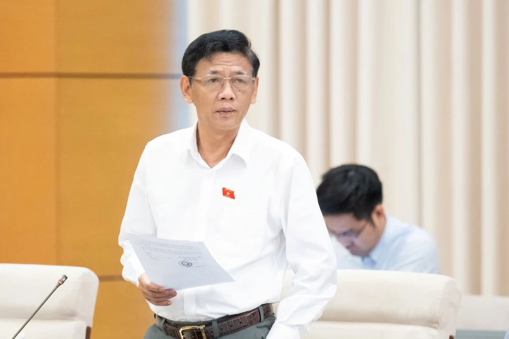 Ông Lâm Văn Mẫn, Chủ tịch Hội đồng Dân tộc của Quốc hội.