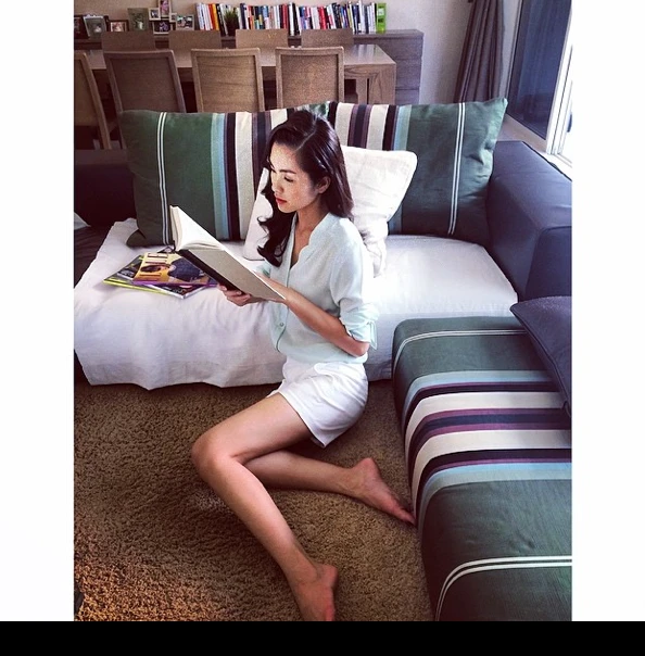 Tăng Thanh Hà lộ nếp nhăn, chân khẳng khiu gân guốc khi giảm cân 7