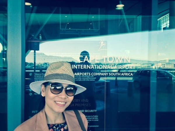 Thu Minh đi trực thăng để ngắm cảnh đẹp Nam Phi ảnh 1