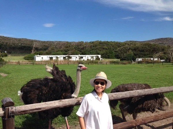 Thu Minh đi trực thăng để ngắm cảnh đẹp Nam Phi ảnh 13