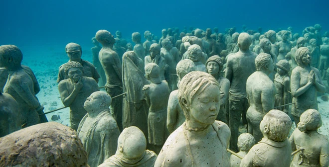 Vẻ độc đáo của bào tàng dưới nước Cancun ảnh 8