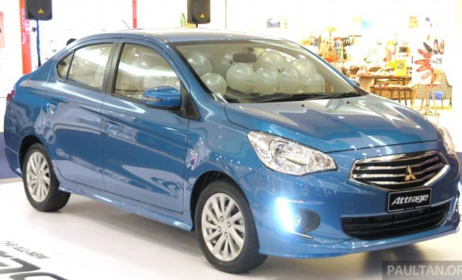Mitsubishi Attrage sẽ gia nhập thị trường Việt Nam trong vài tháng tới. Mitsubishi Attrage sẽ gia nhập thị trường Việt Nam trong vài tháng tới.