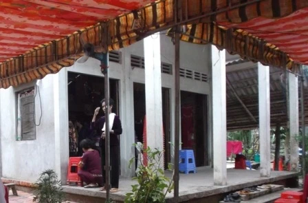 Căn nhà nơi xảy ra vụ án mạng