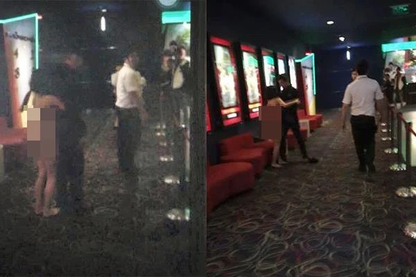 Thêm cô gái cởi sạch đồ tại rạp chiếu phim để níu kéo người yêu ảnh 1