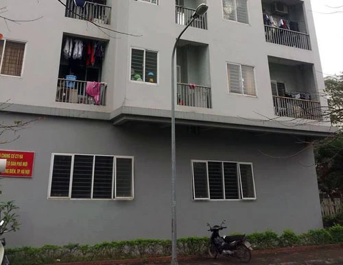 Khu nhà nơi xảy ra sự việc đau lòng