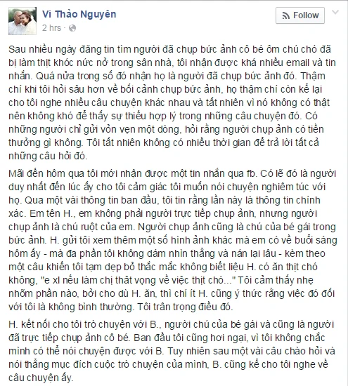 Câu chuyện xúc động về bức ảnh “cô bé khóc bên chú chó bị giết thịt“ ảnh 3