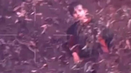 Luke trong một cảnh quay từ camera. Ảnh: SMH