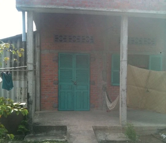 Căn nhà xảy ra sự việc.