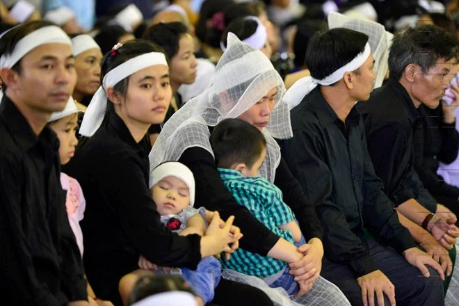 9 chiến sĩ hy sinh phần lớn đều có vợ dại con thơ.