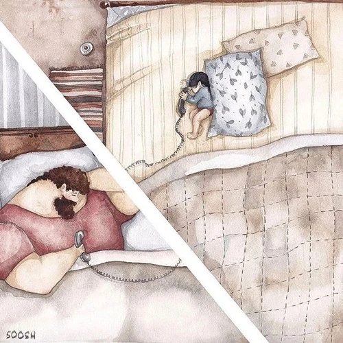 Những ngày đi bán xa, cha sẽ hát ru con qua điện thoại. Con yêu, con sẽ không bị lỡ một bài hát nào...