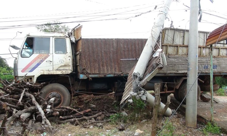 Hiện trường vụ tai nạn