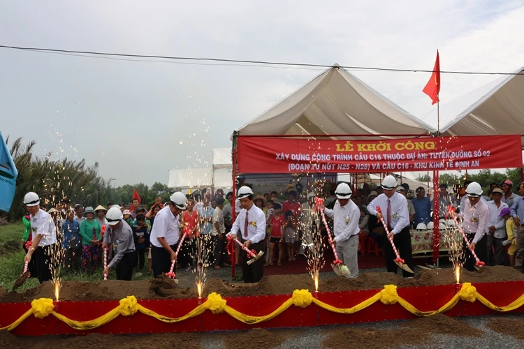 nghi thức Lễ khởi công công trình cầu C16