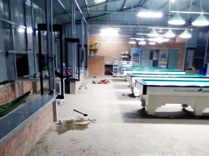 Hiện trường vụ án mạng kinh hoàng