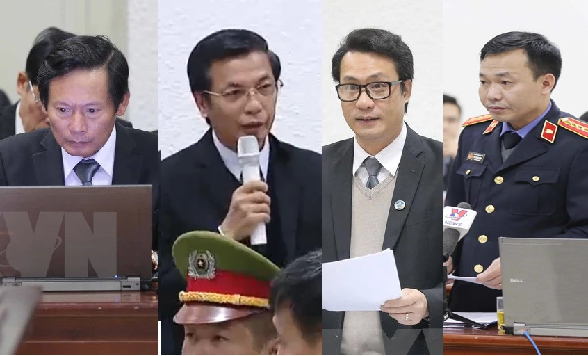 các luật sư trong phiên tòa