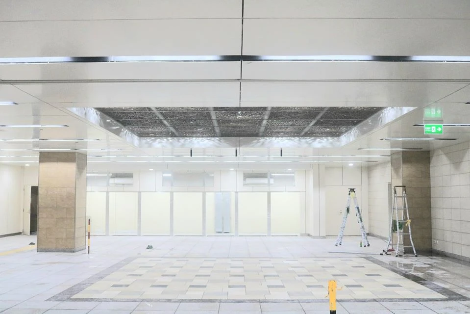 Metro 1: Tầng B1 ga Nhà hát TP đã hoàn thiện cơ bản ảnh 6