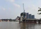 Cận cảnh cầu Thủ Thiêm 2 sắp hoàn thành