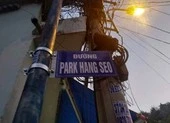 Sở VH&TT nói về việc dân tự gắn tên đường ông Park Hang-seo