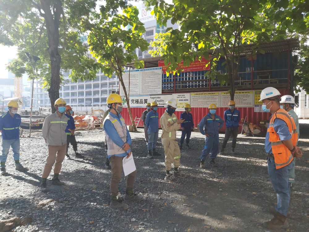 Hơn 2000 công nhân metro tích cực thi công giữa mùa dịch COVID-19 ảnh 2