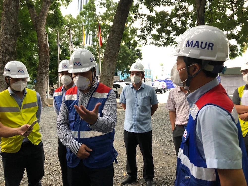Thứ trưởng Bộ Xây dựng thị sát tuyến metro số 1 ảnh 3