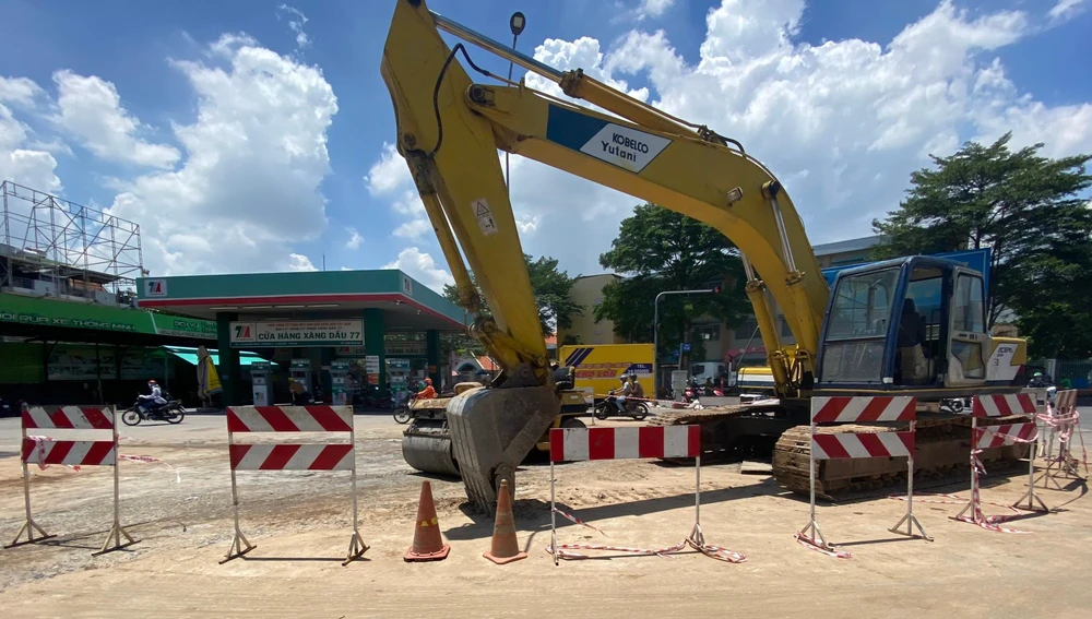 Công tác khắc phục đã được hoàn tất. Ảnh: ĐT.