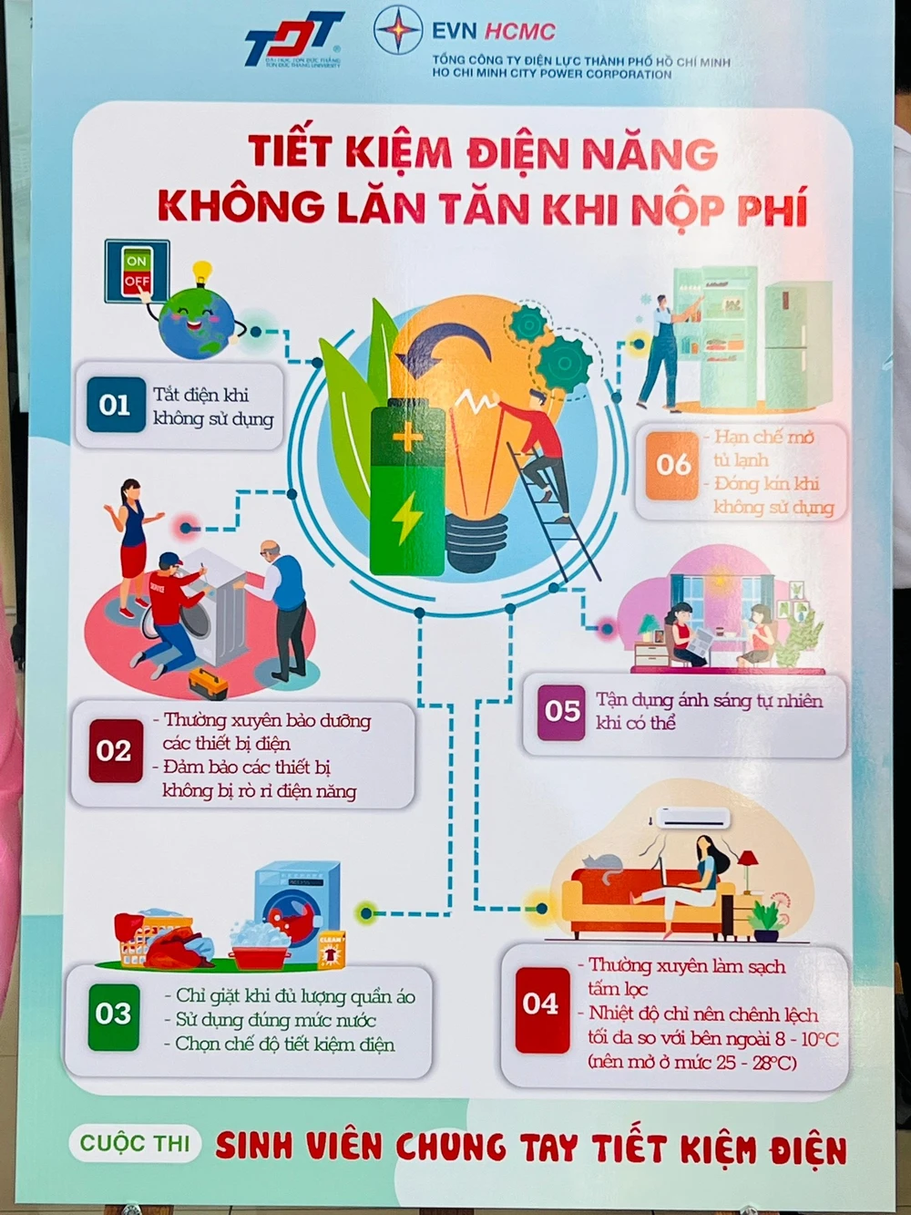 Tác phẩm đạt giải nhất của sinh viên Phạm Thị Hải Yến, Khoa Quản trị Kinh doanh, Trường Đại học Tôn Đức Thắng. Ảnh: ĐT.