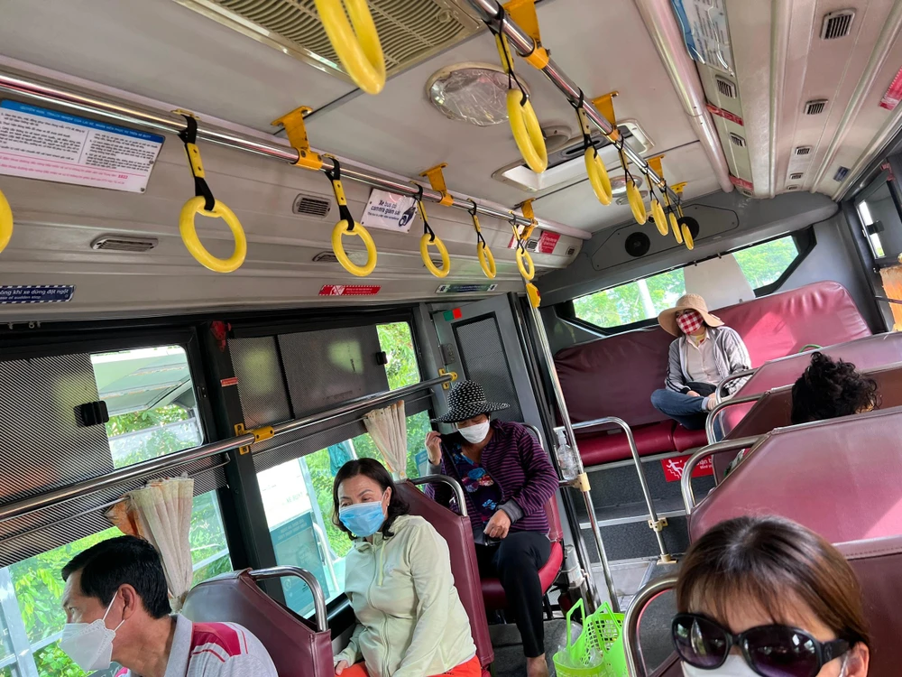 Tuyến xe buýt số 90 đi Cần Giờ. Ảnh: ĐT.