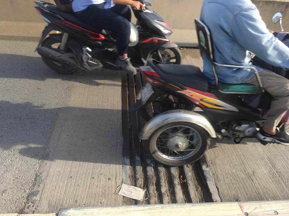 Khu vực này sẽ được rào chắn, sửa chữa trong vòng 3 tháng. Ảnh: ĐT.