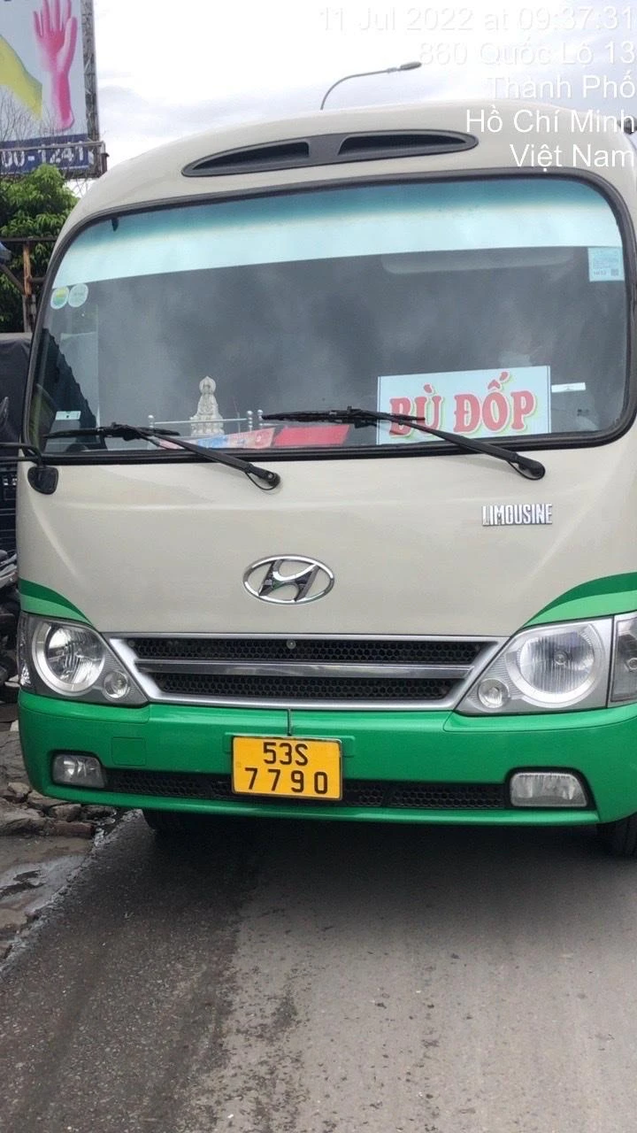 Tương tự xe đi Bù Đốp cũng bị lực lượng Thanh tra xử phạt hai lần trong tháng 8 này. Ảnh: CTV.