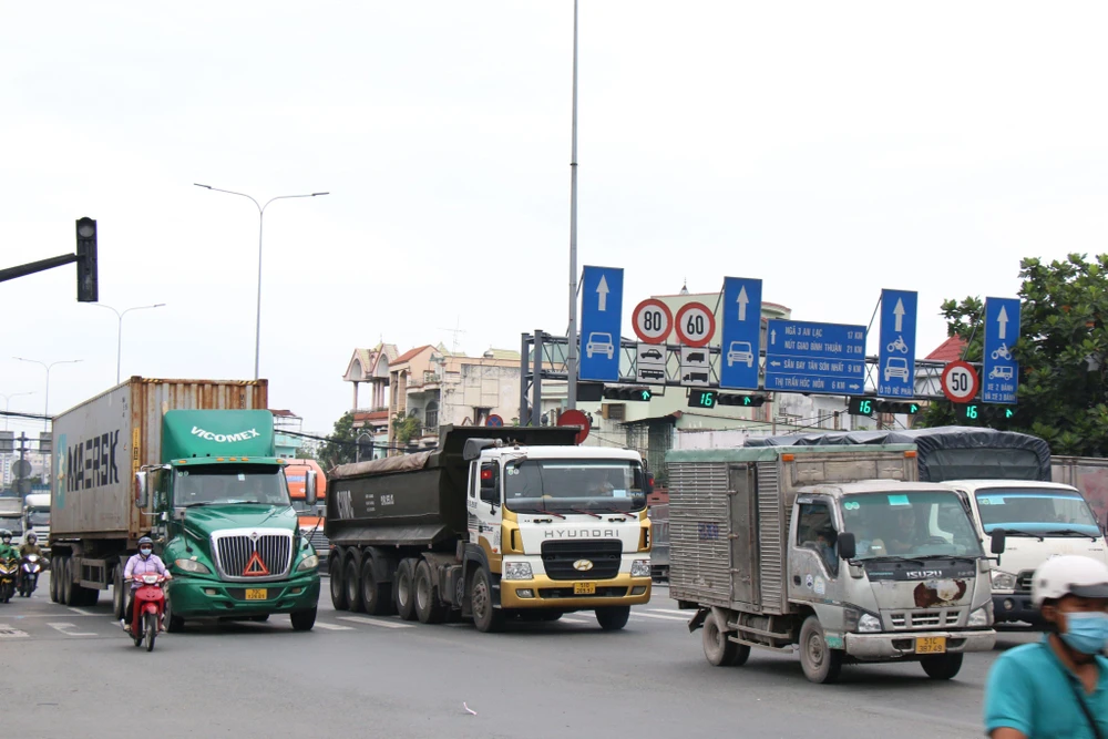 Nút giao Ngã tư Đình đã được UBND TP.HCM hoàn tất thủ tục đầu tư. Ảnh: ĐT.