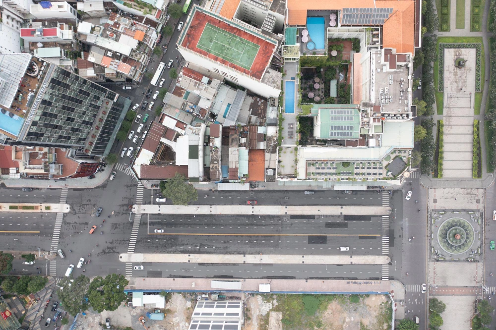 Tuyến đường Lê Lợi đang được nghiên cứu để phát triển thành phố đi bộ. Ảnh: ĐT.