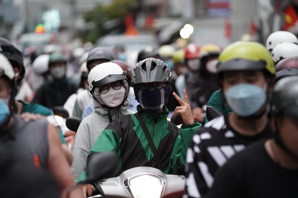 Theo đơn vị quản lý phà Cát Lái, chiều tối ngày 4-9 là cao điểm người dân quay trở lại TP. Ảnh: ĐT.