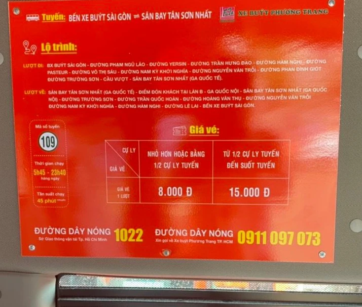 Giá vé thấp nhất là 8.000 đồng cho 1/2 chuyến và toàn tuyến là 15.000 đồng/lượt. Ảnh: CTV.