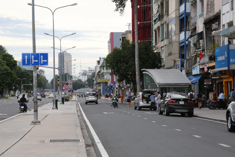 Hiện UBND quận 1 đang đề xuất đường Lê Lợi trở thành phố đi bộ.