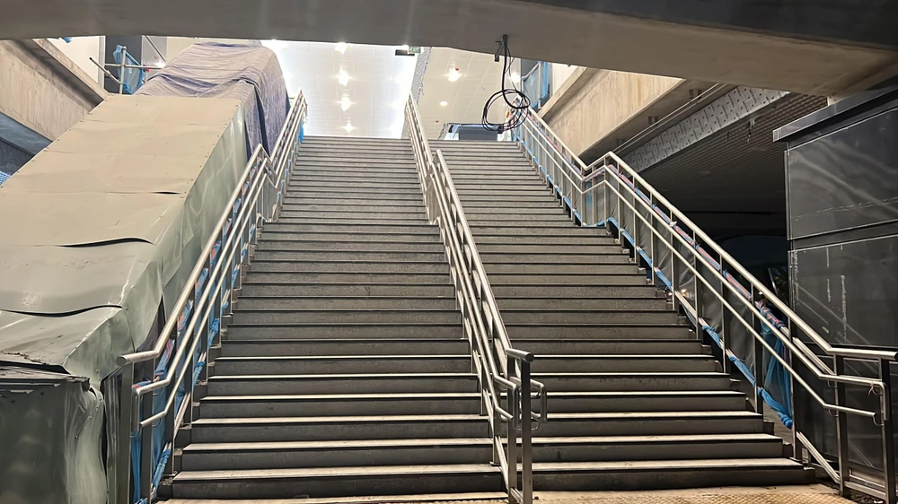 Các hạng mục đang dần được hoàn thiện. Ảnh: ĐT