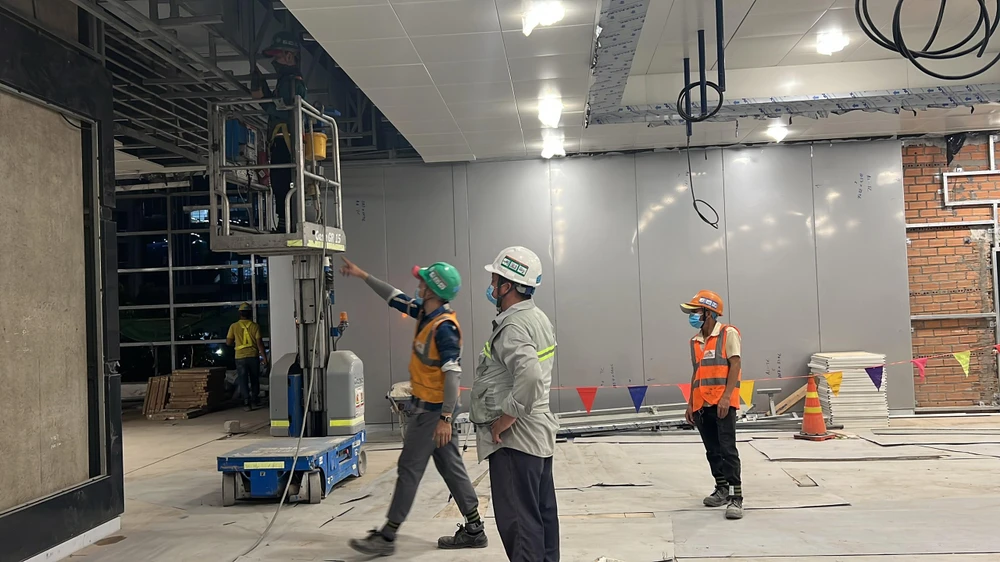 Dự kiến nhà ga Tân Cảng sẽ được hoàn thiện vào tháng 12-2022. Ảnh: ĐT