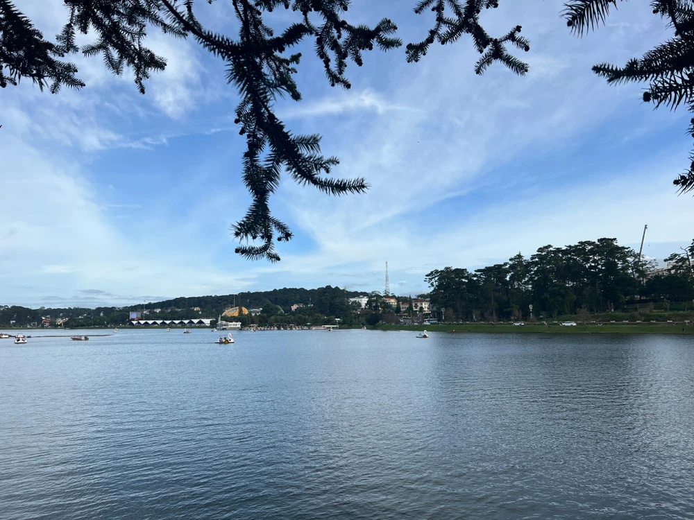 Một góc Hồ Xuân Hương - một điểm check in hấp dẫn cho du khách. Ảnh: ĐT.