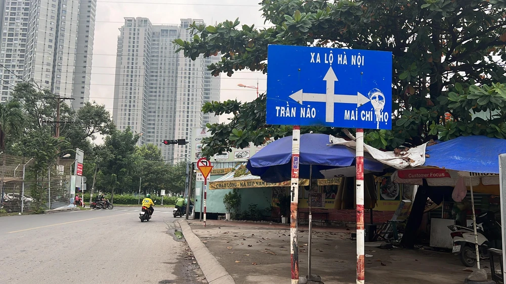 Đường Vũ Tông Phan kết nối với đường Nguyễn Hoàng và cầu Thủ Thiêm 2 sẽ giảm áp lực giao thông cho đường Xa lộ Hà Nội.