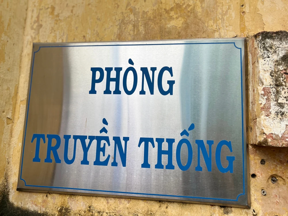 Hiện nay, Thuỷ đài đã trở thành phòng Truyền thống của Tổng công ty Cấp nước Sài Gòn. Ảnh: ĐÀO TRANG.