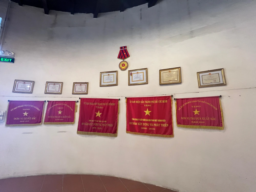 Từ năm 2014, Thuỷ đài đã trở thành Di tích kiến trúc nghệ thuật cấp TP, được trưng bày nhiều kỷ vật của ngành nước.