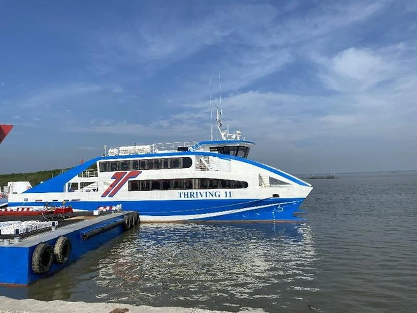 Dự kiến tới cuối năm 2024 sẽ có tuyến phà biển Cần Giờ - Vàm Láng. Ảnh: ĐT Dự kiến tới cuối năm 2024 sẽ có tuyến phà biển Cần Giờ - Vàm Láng. Ảnh: ĐT