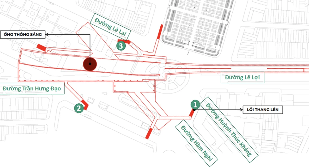 Một số vị trí gần tuyến metro số 1 sắp có xe đạp công cộng.