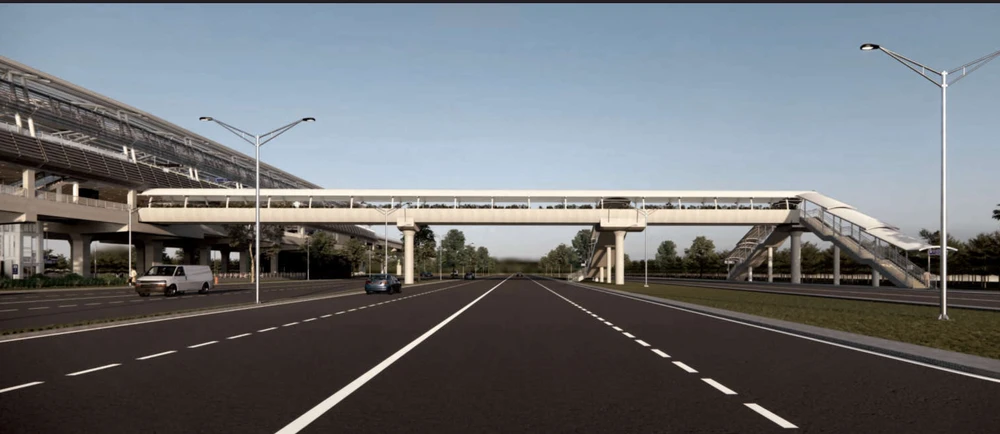 Theo MAUR nhà ga được xây dựng theo phong cách đơn giản và hiện đại, phù hợp với công trình tiện ích hiện đại. Ảnh: MAUR Theo MAUR nhà ga được xây dựng theo phong cách đơn giản và hiện đại, phù hợp với công trình tiện ích hiện đại. Ảnh: MAUR