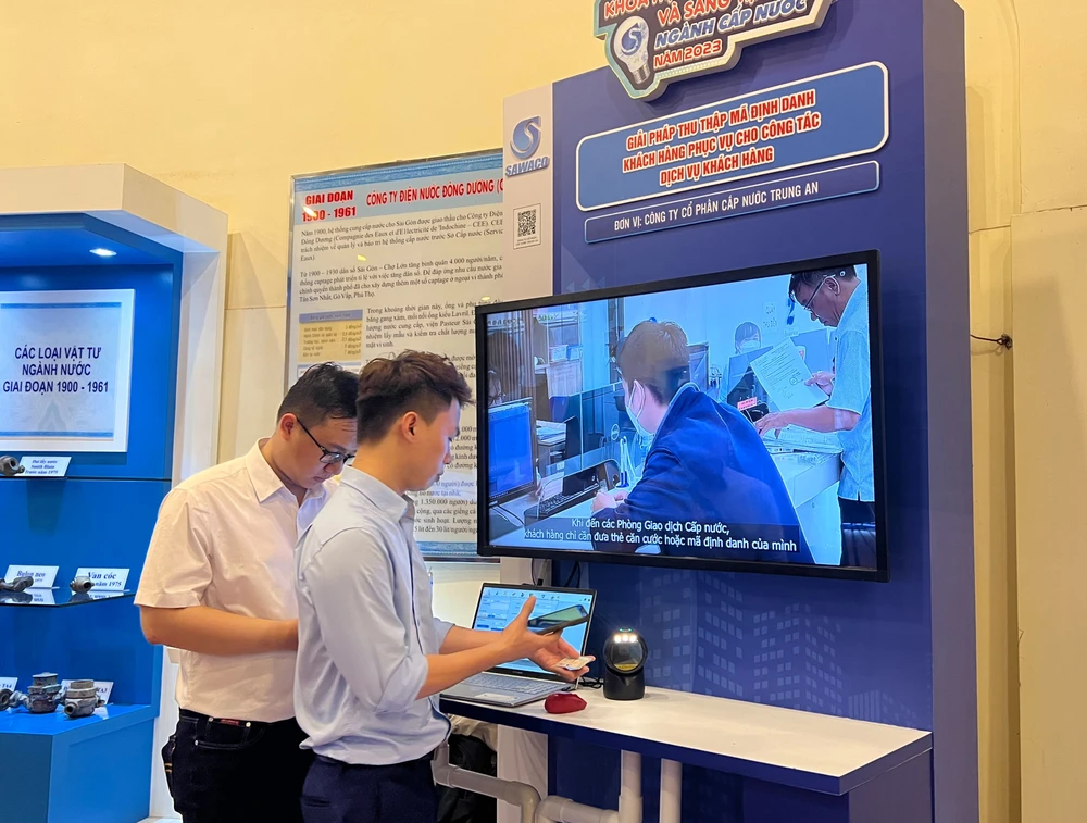 SAWACO đang nỗ lực chuyển đổi số để nâng cao trải nghiệm khách hàng. Ảnh: ĐT